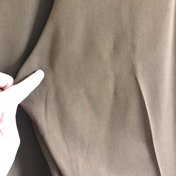 Vince Wide Leg Oversized Trouser Pants Brown Size 2 - Picture 11 of 16